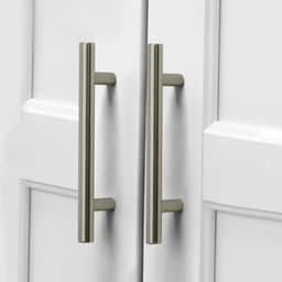 Ручка-рейлинг, d=10 мм, м/о 96 мм, цвет сатиновый никель