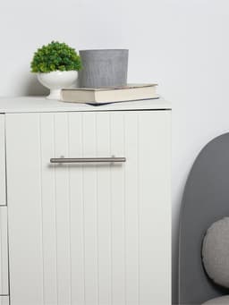 Ручка рейлинг ТУНДРА BISTRO, d=12 мм, м/о 128 мм, цвет хром