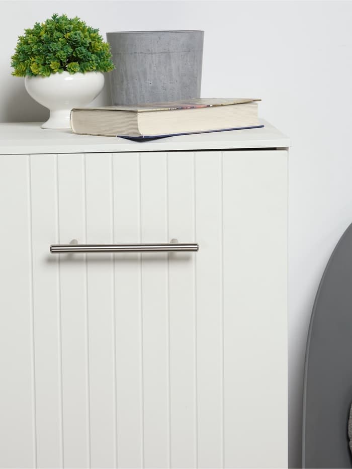 Ручка рейлинг ТУНДРА BISTRO, d=12 мм, м/о 128 мм, цвет хром