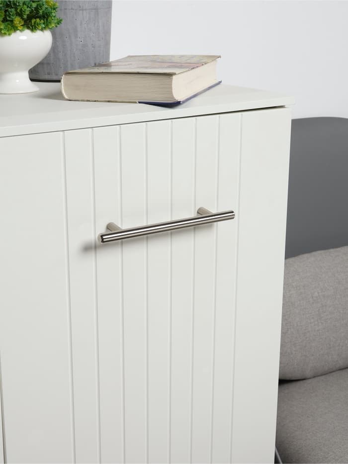 Ручка рейлинг ТУНДРА BISTRO, d=12 мм, м/о 128 мм, цвет хром