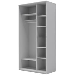 Шкаф – купе «Хит-23-12-55», 1200×620×2300 мм, с зеркалом, цвет ясень шимо светлый