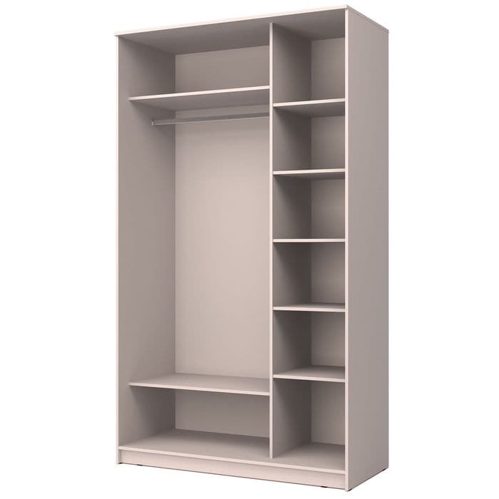 Шкаф – купе «Хит-23-14-55», 1360×620×2300 мм, с зеркалом, цвет ясень шимо светлый