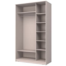 Шкаф – купе «Хит-23-14-55», 1360×620×2300 мм, с зеркалом, цвет ясень шимо светлый