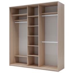 Шкаф – купе «Хит-23-20-111», 2000×620×2300 мм, цвет ясень шимо светлый