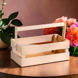 Подарочный ящик «Двушка», 24.5×13.5×9 см, деревянный, с ручкой