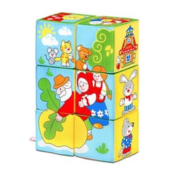 Мягкие кубики «Сказки в картинках», набор