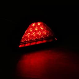 Противотуманный фонарь 12 led, 12 В, красный