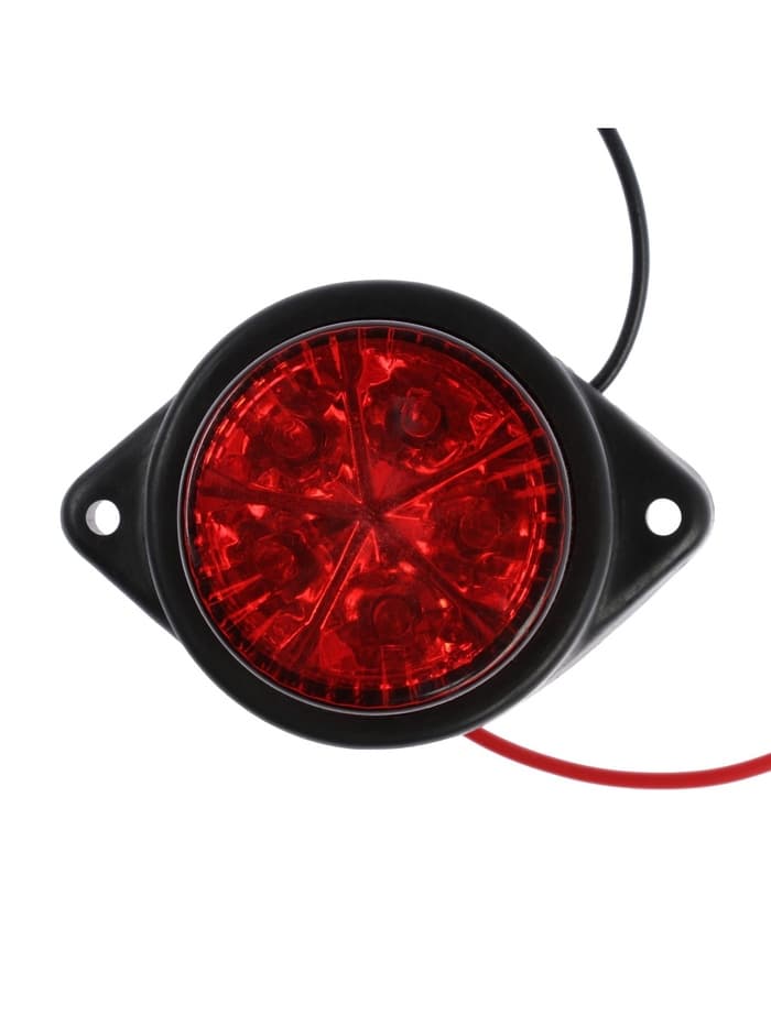 Габаритный фонарь светодиодный, 12 В, красный, пластик