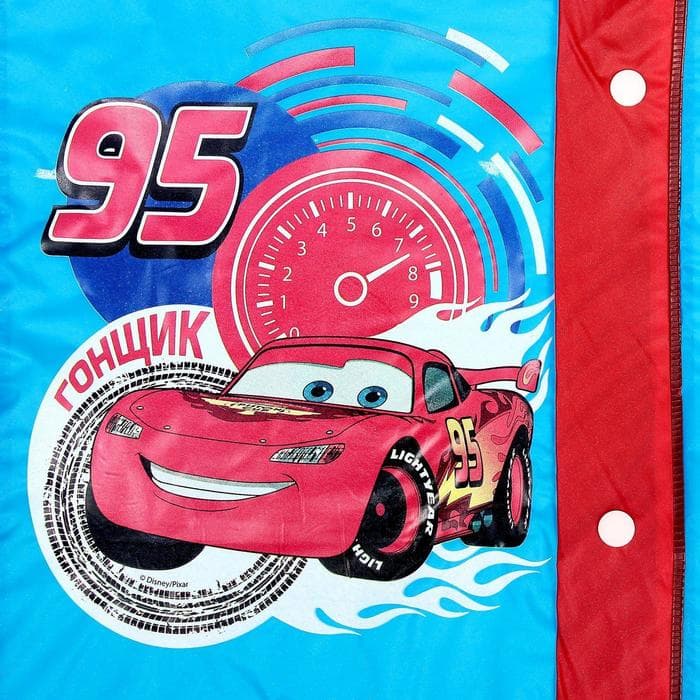 Дождевик детский, размер S, 92-98 см, Машинки