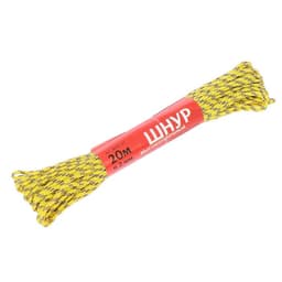 Шнур высокопрочный, d=2 мм, 20 м, МИКС