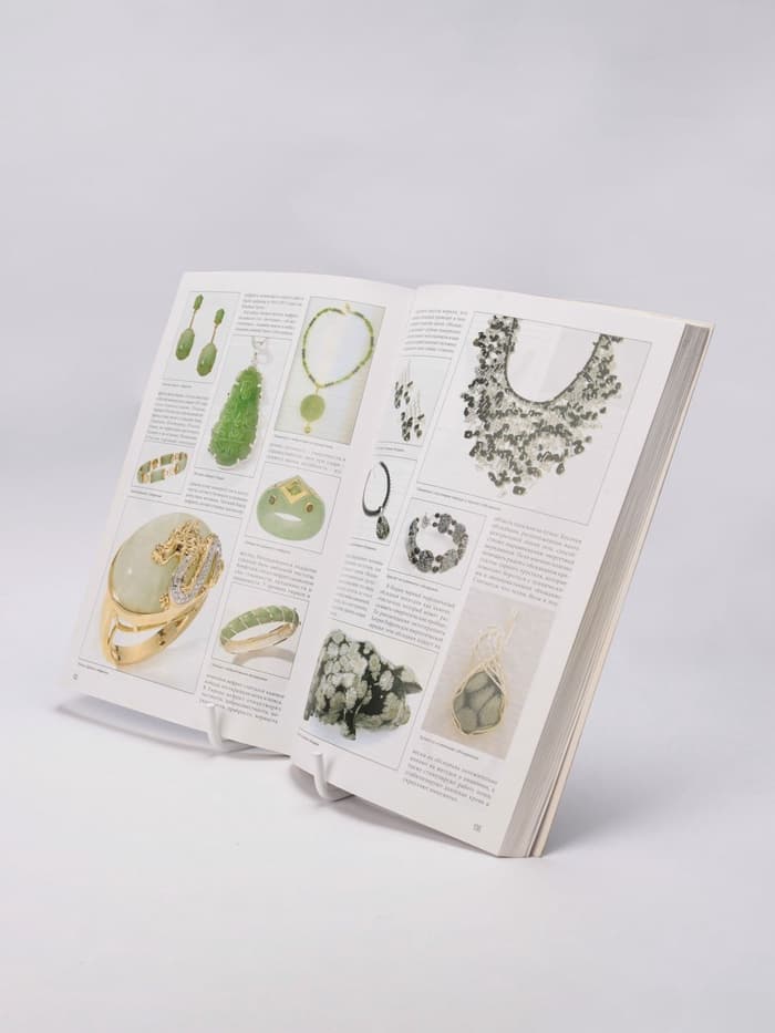 Подставка для книг, 7.5×14×15.5 см, белая