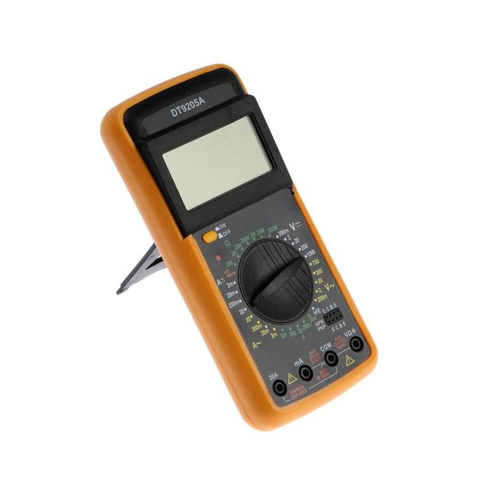 Мультиметр ТУНДРА DT-9205 А, ACV/DCV, ACA/DCA, 200-200MΩ, 20nF-200mF, прозвон