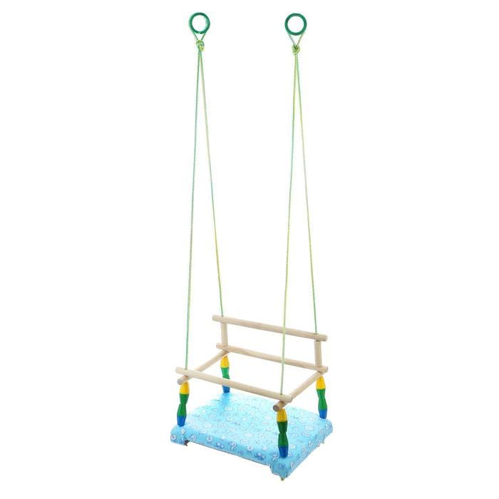 Качели детские, с мягким сиденьем, МИКС