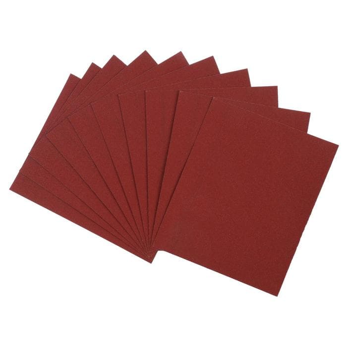 Шкурка шлифовальная в листах ЛОМ, на бумажной основе водостойкая, 230×280, Р80, 10 шт.