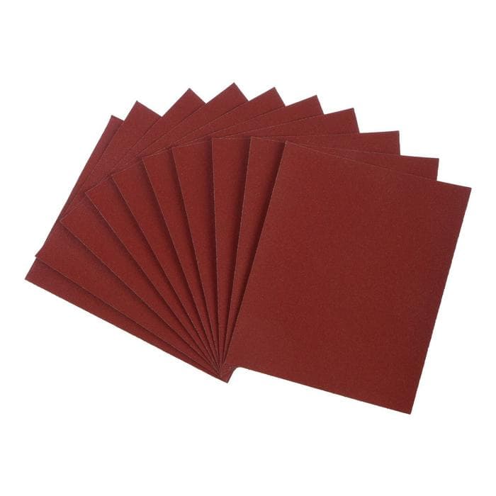 Шкурка шлифовальная в листах ЛОМ, на бумажной основе водостойкая, 230×280, Р100, 10 шт.