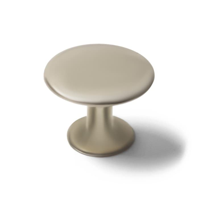 Ручка-кнопка ТУНДРА РК002, Матовый никель