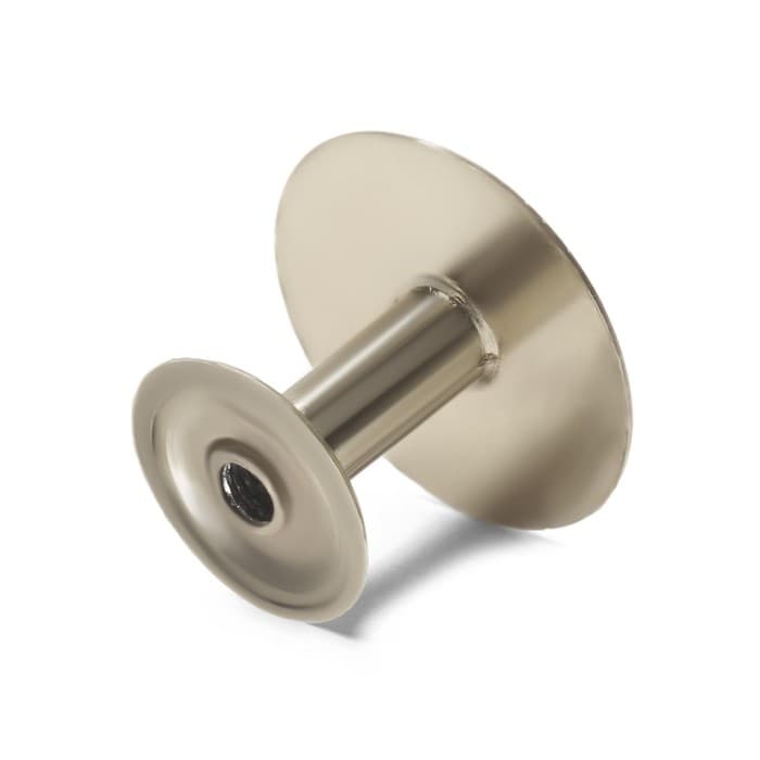 Ручка-кнопка ТУНДРА РК002, Матовый никель