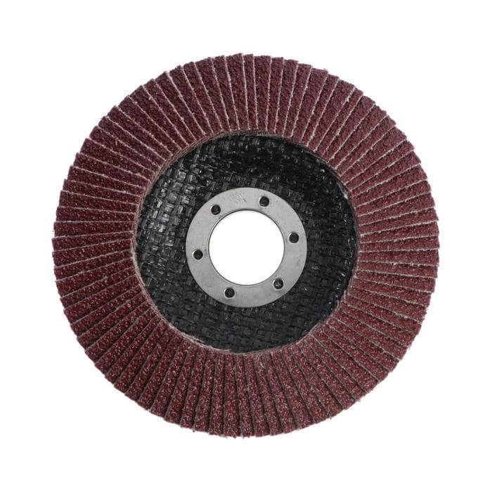 Круг лепестковый торцевой конический ТУНДРА, 115×22 мм, Р40