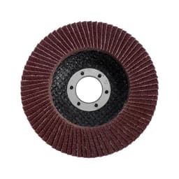 Круг лепестковый торцевой конический ТУНДРА, 115×22 мм, Р80