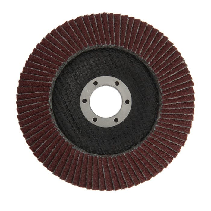 Круг лепестковый торцевой конический ТУНДРА, 125×22 мм, Р40