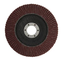 Круг лепестковый торцевой конический ТУНДРА, 125×22 мм, Р40