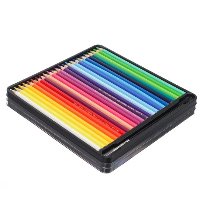 Карандаши цветные акварельные набор 72 Koh-I-Noor Mondeluz3714 + точилка + кисть 2 шт.