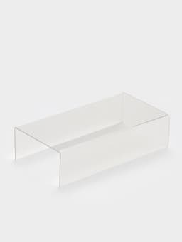 Подставка ступенька одинарная 20×10×5 см, оргстекло 2 мм