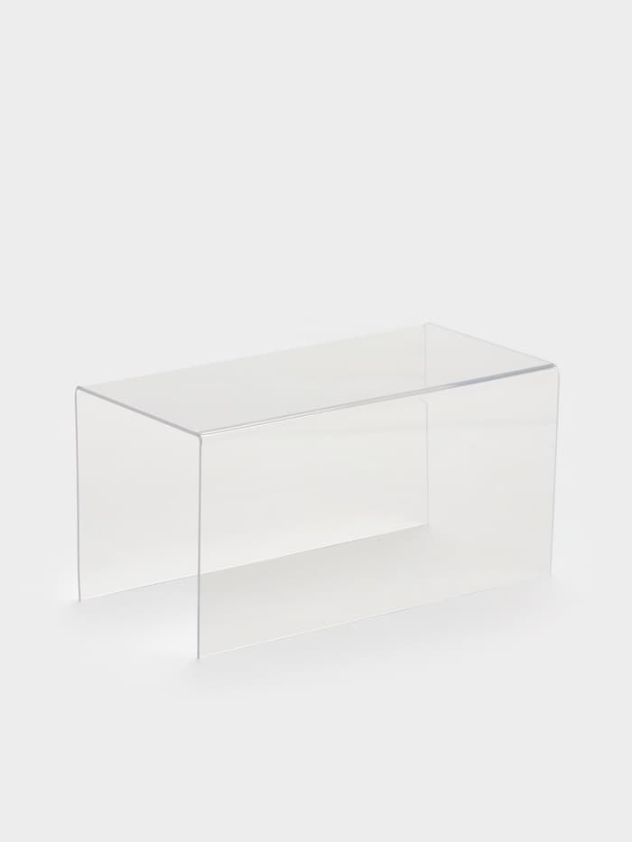 Подставка ступенька одинарная, 20×10×10 см, оргстекло 2 мм