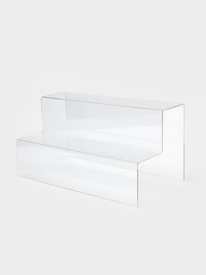 Подставка горка 2 ступеньки, 40×21×20 см, оргстекло 3 мм