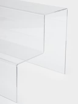 Подставка горка 2 ступеньки, 40×21×20 см, оргстекло 3 мм