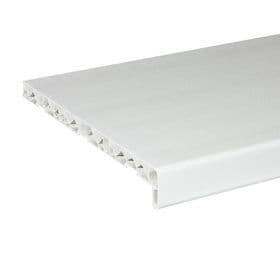 Подоконник пластиковый, 3000×250 мм, цвет белый