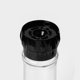 Мельница для специй, пластиковый механизм, 115 мл (45-80 гр), цвет чёрный