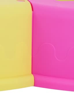 Песочница детская пластиковая, без крышки, 147×147×18 см, МИКС, «Ромашка»