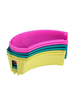 Песочница детская пластиковая, без крышки, 147×147×18 см, МИКС, «Ромашка»