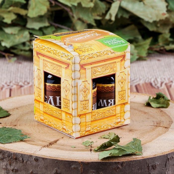 Набор эфирных масел, 4 шт. «Хорошо попариться» 15 мл