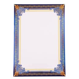 Грамота А4 классическая без надписи, синяя, 157 г/м²