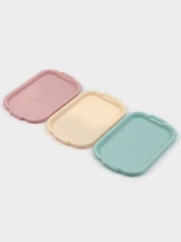 Поднос SparkPlast, 39×27 см, пластик, МИКС