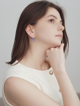 Серьги со стразами «Ромб», вечеринка, цвет МИКС