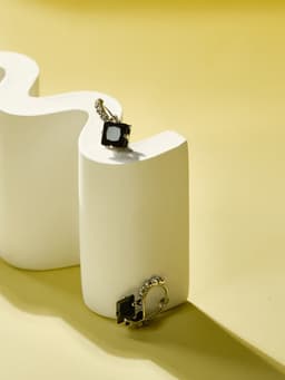 Серьги со стразами «Ромб», вечеринка, цвет МИКС