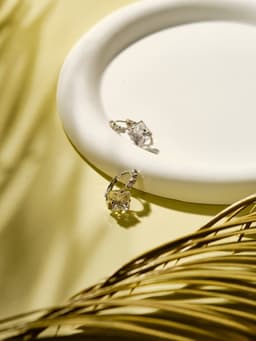 Серьги со стразами «Ромб», вечеринка, цвет МИКС