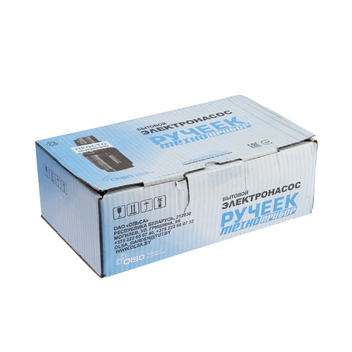 Насос вибрационный «Ручеёк», верхний забор, 225 Вт, напор 60 м, 18 л/мин, 10 м