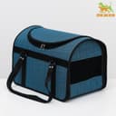 Сумка - переноска для животных, 40×25×27 см, с люком, цвет МИКС