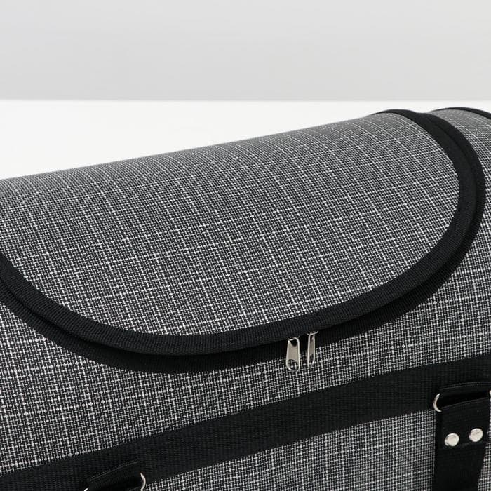 Сумка - переноска для животных, 40×25×27 см, с люком, цвет МИКС