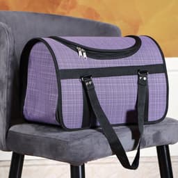 Сумка - переноска для животных, 40×25×27 см, с люком, цвет МИКС