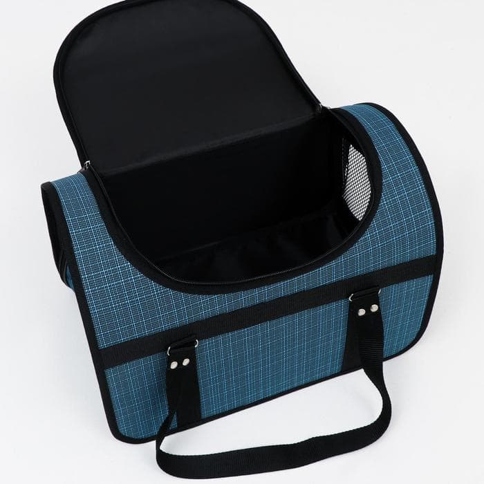 Сумка - переноска для животных, 40×25×27 см, с люком, цвет МИКС