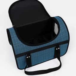 Сумка - переноска для животных, 40×25×27 см, с люком, цвет МИКС