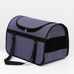 Сумка - переноска для животных, 46×28.5×29 см, с люком, цвет МИКС