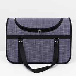 Сумка - переноска для животных, 46×28.5×29 см, с люком, цвет МИКС