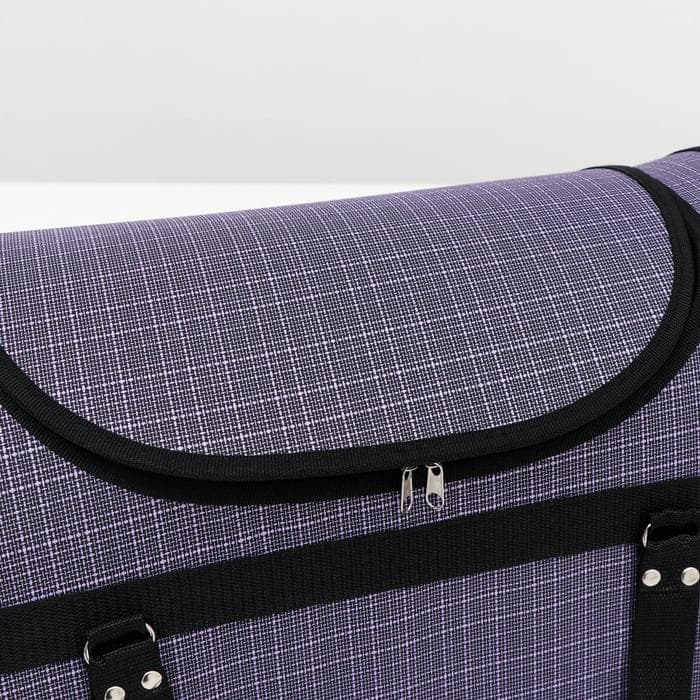 Сумка - переноска для животных, 46×28.5×29 см, с люком, цвет МИКС