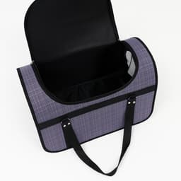 Сумка - переноска для животных, 46×28.5×29 см, с люком, цвет МИКС